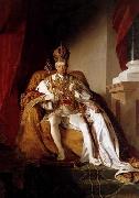 Friedrich von Amerling Emperor Franz I of Austria in his Coronation Robes oil painting